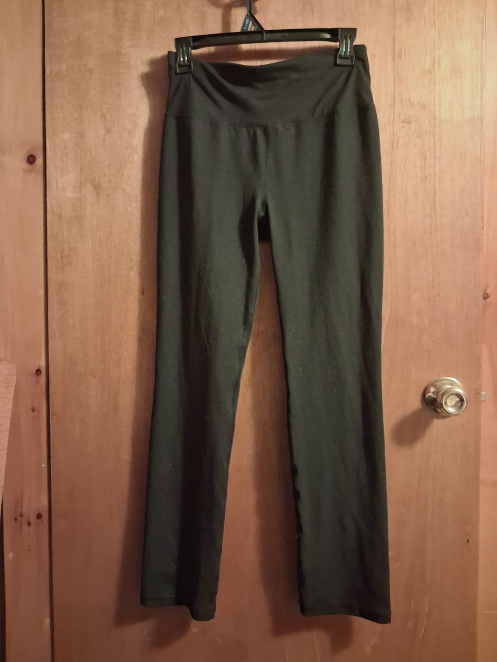 Avia Black Bootcut Stretch Track Pants